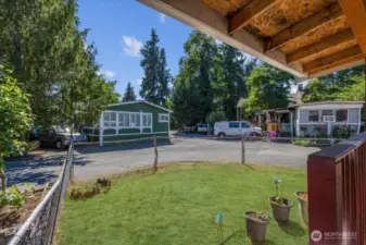 Front yard. Grass has been enhanced for photos