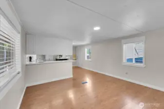 Living room upon entry