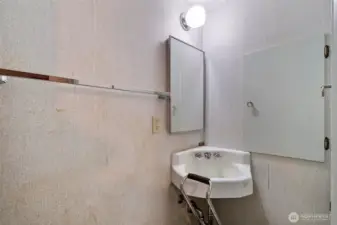 main floor half bath