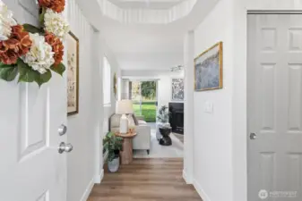 View from the front door