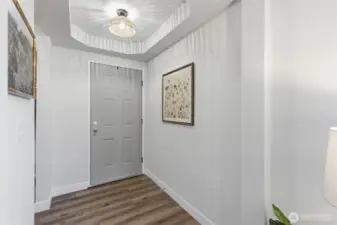 Front door and foyer