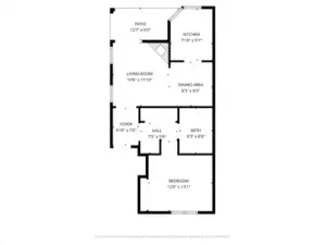 Floorplan with measurements