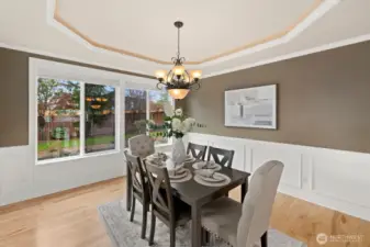 Formal dining or flex space.  Plenty of room in this beautiful home!