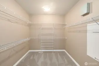 HUGE primary closet.  What will you buy?