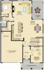 Builder's drawings ... Main floor layout