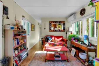 Bright and open living room.