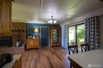 Dining room off the kitchen