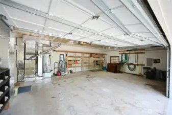 3-bay garage with good storage built-in, propane waterheater and FA furnace