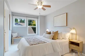 Upstairs secondary bedroom 1