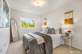 Your second bedroom sits just down the hall from your master and offers great closet space.