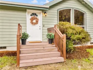 Welcoming front porch