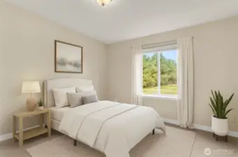 bedroom #2 *virtually staged*