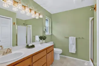 Primary Bathroom with stand up shower