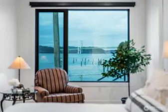 Primary suite. Go to sleep and wake up to stellar iconic views.