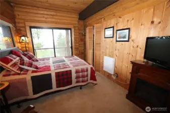 Doors to the main level deck