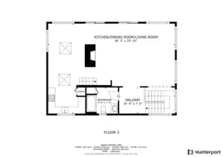 Upper level floorpan