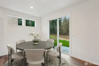 Windows for all the natural lighting.   Pictures are for representational purposes only, colors and features may vary.