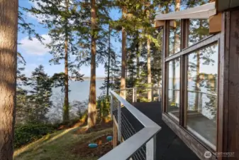 Main level wraparound Deck