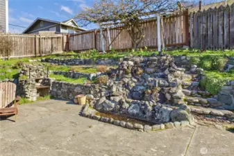 The neighbors said that these are local beach rocks