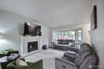 Enjoy the wood burning fireplace!