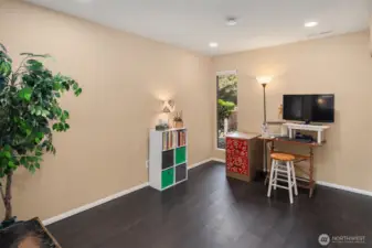 Second bedroom or can be used as an office or workout room.