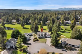 Perfectly placed on a quiet cul-de-sac surrounded by gorgeously maintained golf course.
