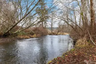 Riverfront of Little Quilcene River