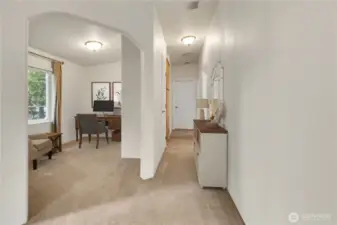 Virtually staged office/possible 3rd bedroom.