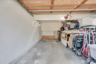 1-Car Garage with Storage Cabinets!