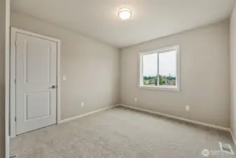 Bed #2-Interior Pictures: Disclaimer- Photos are of another Finley floor plan from a previous community, photos are for illustrative purposes only. Finishes, flooring, upgrades, or other features may vary.
