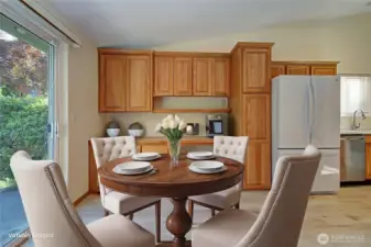 Virtually Staged Dining Space