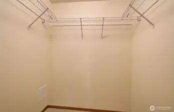 Primary Walk in Closet