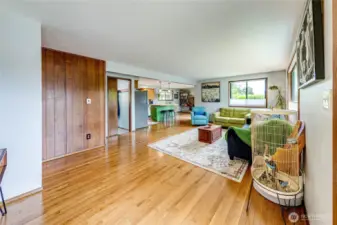 Living Room View from Front Entry