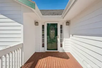 Entry to the front door.