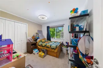 This is the first child's bedroom on the right side.