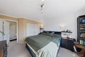 Here you can see the Primary Bedroom and Bathroom through the doorway on the left.