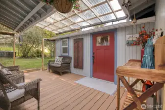 Covered Back Porch
