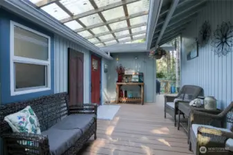 Covered Back Porch