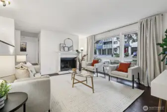 Living Room with Oversize Windows