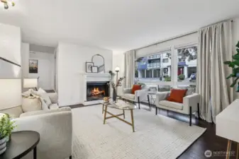 Living Room with Oversize Windows
