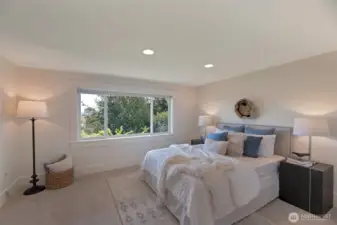 ADU bedroom is oversized and ready for extended family or  STR's