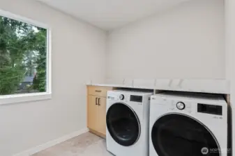 Dedicated laundry room