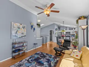 The open concept is great for entertaining.