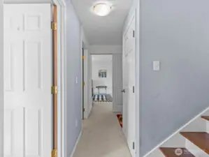 Downstairs you'll notice more storage on your way to explore the rest of the home.