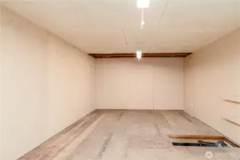 Ton of storage above garage