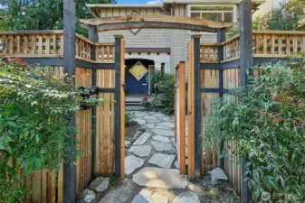 Enter into the Private Courtyard