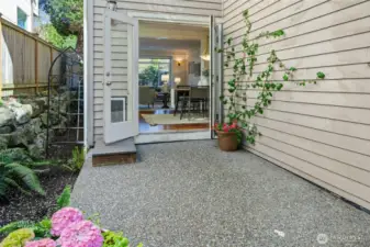 Patio off Dining room