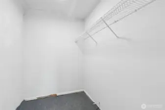 Closet on Upper Level Plumbed for Bathroom