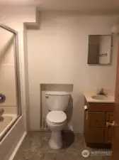 Basement bathroom