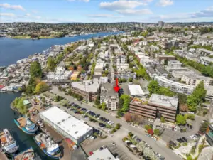 Gasworks Park in the distance